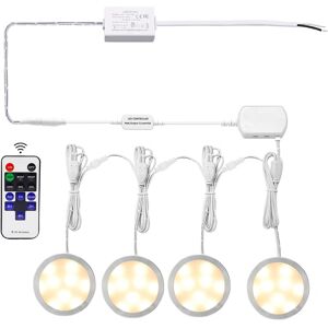 Linkable Under Cabinet Led Lighting 12v Dimmable Puck Lights Hardwired With Wire Linkable Under Cabinet Led Lighting 12v Dimmable Puck Lights Hardwired With Wire