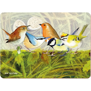 Does Not Apply British Birds Nest Placemats - Set Of 4 Does Not Apply British Birds Nest Placemats - Set Of 4