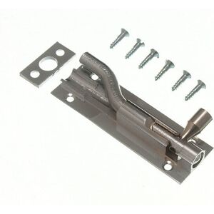 Onestopdiy New 8 X Door Bolts Chrome Plated Brass Sliding Catch Swan Necked 3 Inch 75mm - O Onestopdiy New 8 X Door Bolts Chrome Plated Brass Sliding Catch Swan Necked 3 Inch 75mm - O