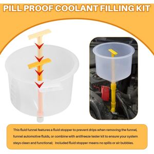 Eurowagens 15pcs/set Plastic Filling Funnel Spout Pour Oil Tool Spill Proof Coolant Eurowagens 15pcs/set Plastic Filling Funnel Spout Pour Oil Tool Spill Proof Coolant