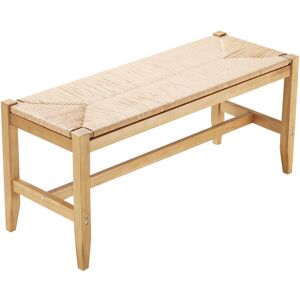 Vevor Rattan Bench Wooden Bench 40 Inches For Entryway Living Room & Bedroom Vevor Rattan Bench Wooden Bench 40 Inches For Entryway Living Room & Bedroom