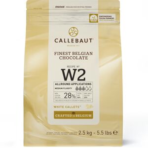 Callebaut White Chocolate 'W2' Callets 8x2.5kg Callebaut White Chocolate 'W2' Callets 8x2.5kg