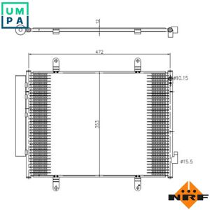 Nrf Condenser Air Conditioning 350371 For Suzuki K10b 1.0l K10c 1.0l 3cyl Celerio Nrf Condenser Air Conditioning 350371 For Suzuki K10b 1.0l K10c 1.0l 3cyl Celerio