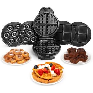 Vonshef 3 In 1 Waffle Maker - Brownie & Doughnut Maker With Non-Stick Removable Vonshef 3 In 1 Waffle Maker - Brownie & Doughnut Maker With Non-Stick Removable