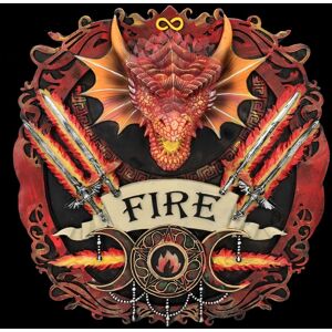 Wall Relief Anne Stokes - Dragon Element Fire By Anne Stokes - Collector Fantasy Wall Relief Anne Stokes - Dragon Element Fire By Anne Stokes - Collector Fantasy