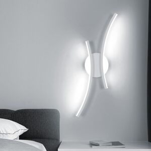 Goeco Led Wall Light, 20w 44cm Indoor Wall Lamp, Cool Light 6500k, Modern Curve Goeco Led Wall Light, 20w 44cm Indoor Wall Lamp, Cool Light 6500k, Modern Curve