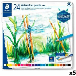 Staedtler S8423879 Watercolor Colored Pencils, Multicoloured, Estándar Staedtler S8423879 Watercolor Colored Pencils, Multicoloured, Estándar
