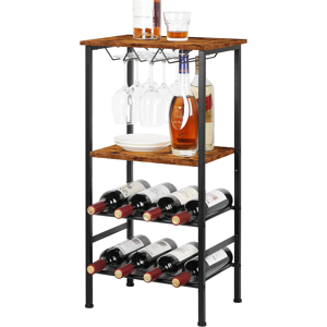 Does Not Apply Free-Standing Wine Racks, 4-Tier Wine Holder Display Shelves, 8 Bottle Wine Stor Does Not Apply Free-Standing Wine Racks, 4-Tier Wine Holder Display Shelves, 8 Bottle Wine Stor