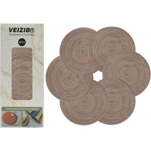 Does Not Apply Braided Placemats Set 30cm Also As Coaster Coffee Mat, Washable Unslip Round Pla Does Not Apply Braided Placemats Set 30cm Also As Coaster Coffee Mat, Washable Unslip Round Pla