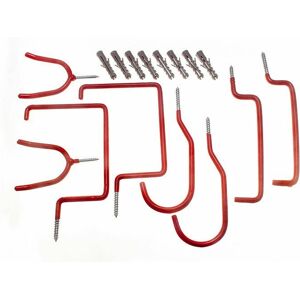Onestopdiy 25 X 8 Piece Sets Screw In Storage Wall Utility Ladder Hook Plastic Coated One Onestopdiy 25 X 8 Piece Sets Screw In Storage Wall Utility Ladder Hook Plastic Coated One