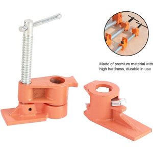 For 3/4 Inch Pipe Clamp Jaws Vise Fixture Set Woodworking Tool Kit (Extended) For 3/4 Inch Pipe Clamp Jaws Vise Fixture Set Woodworking Tool Kit (Extended)