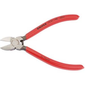 Draper Knipex 72 01 140 Diagonal Cutters For Plastics Plastic Coated, 140mm Draper Knipex 72 01 140 Diagonal Cutters For Plastics Plastic Coated, 140mm