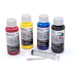 Vhbw 4x 100ml Refill Ink B/c/m/y For Epson Stylus Dx8400 Dx7400 Dx7450 Dx6050 Dx7000f Vhbw 4x 100ml Refill Ink B/c/m/y For Epson Stylus Dx8400 Dx7400 Dx7450 Dx6050 Dx7000f