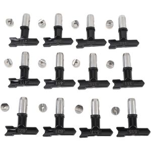 Spray Gun Tip Nozzle Kit 12 Sets Airless Paint Sprayer Tips Kit Easy Cleaning Spray Gun Tip Nozzle Kit 12 Sets Airless Paint Sprayer Tips Kit Easy Cleaning