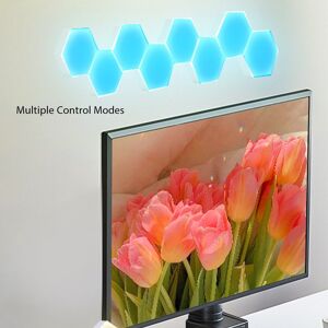 12 Sets Hexagonal Light Panel 16 Million Colors Rgb Led Music Rhythm Synchro Baj 12 Sets Hexagonal Light Panel 16 Million Colors Rgb Led Music Rhythm Synchro Baj
