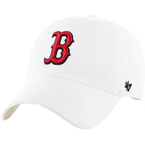 Forty Seven 47 Brand Boston Red Sox White Clean Up Curved Visor Strapback Cap Forty Seven 47 Brand Boston Red Sox White Clean Up Curved Visor Strapback Cap