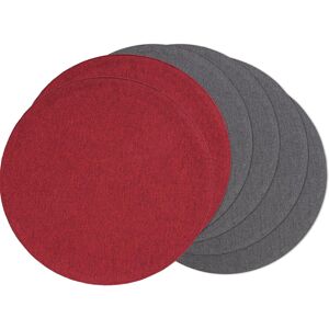 Textile Burlap Linen Placemats Dual-Sided Placemats Set Of 6 Place Mats Non-Slip Textile Burlap Linen Placemats Dual-Sided Placemats Set Of 6 Place Mats Non-Slip