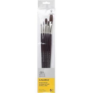 Winsor & Newton Brush Set, Plastic Synthetic Hair, Multicoloured, Pinselset Winsor & Newton Brush Set, Plastic Synthetic Hair, Multicoloured, Pinselset