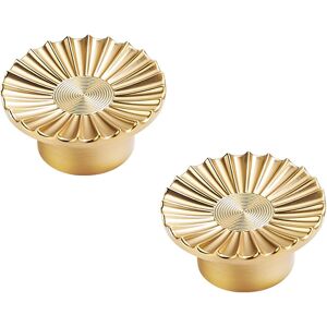 2 Pack Gold Cabinet Knobs Kitchen Cabinet Handles Round Knobs Drawers Furniture 2 Pack Gold Cabinet Knobs Kitchen Cabinet Handles Round Knobs Drawers Furniture