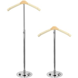 Sourcingmap Shirt Display Stand, 2pcs Stainless Steel Adjustable Women T-Shirt Rack (Beige) Sourcingmap Shirt Display Stand, 2pcs Stainless Steel Adjustable Women T-Shirt Rack (Beige)