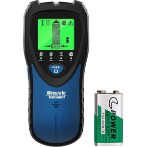 Mecurate 5-In-1 Stud Finder With Lcd Display, Wall Scanner For Studs, Metal, Ac Mecurate 5-In-1 Stud Finder With Lcd Display, Wall Scanner For Studs, Metal, Ac