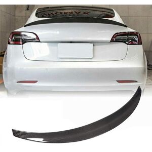 Speed_turning Carbon Fiber Rear Boot Trunk Lip Spoiler Wing Fit For Tesla Model 3 Sedan 17-21 Speed_turning Carbon Fiber Rear Boot Trunk Lip Spoiler Wing Fit For Tesla Model 3 Sedan 17-21