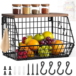 Does Not Apply Vegetable And Fruit Storage, Fruit Basket, Stackable Fruit Holder With Wooden Li Does Not Apply Vegetable And Fruit Storage, Fruit Basket, Stackable Fruit Holder With Wooden Li