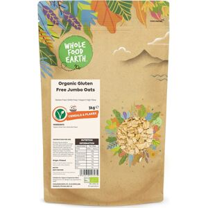 Wholefood Earth Organic Gluten Free Jumbo Oats – 3 Kg Gmo Free Vegan High Wholefood Earth Organic Gluten Free Jumbo Oats – 3 Kg Gmo Free Vegan High