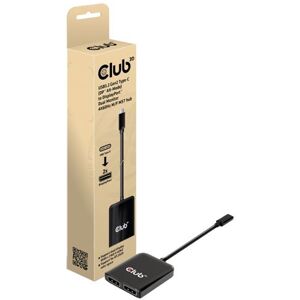 Club 3D Csv-1555 Usb 3.2 Gen2 Type-C (Male) To 2x Displayport (Female) Adapter C Club 3D Csv-1555 Usb 3.2 Gen2 Type-C (Male) To 2x Displayport (Female) Adapter C