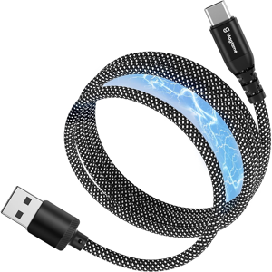 Does Not Apply Magnetic Usb C Cable, Elastic Coiled Usba To Usb-C Leads, 1m/3.3ft Retractable U Does Not Apply Magnetic Usb C Cable, Elastic Coiled Usba To Usb-C Leads, 1m/3.3ft Retractable U