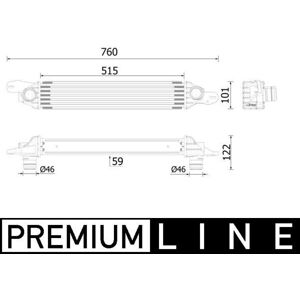 Mahle Charge Air Cooler Brazed Cooling Fins Fits Opel Meriva Vauxhall Meriva Mahle Charge Air Cooler Brazed Cooling Fins Fits Opel Meriva Vauxhall Meriva