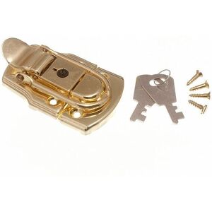 Onestopdiy New 20 X Locking Case Catch Latch Eb Brass Plated With 2 Keys 72mm X 45mm - Ones Onestopdiy New 20 X Locking Case Catch Latch Eb Brass Plated With 2 Keys 72mm X 45mm - Ones