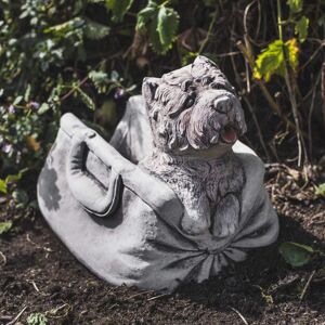 Osn Puppy In Bag Stone Planter Osn Puppy In Bag Stone Planter