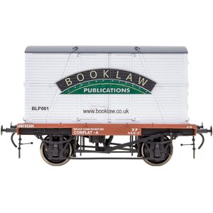 Dapol Da7f-037-019w Conflat & Container Book Law Publications Weathered O Gauge Dapol Da7f-037-019w Conflat & Container Book Law Publications Weathered O Gauge