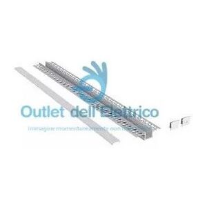 Gea Luce - Gea Led Gea Light Gstp140 Aluminum Profile Gray 2m Gea Luce - Gea Led Gea Light Gstp140 Aluminum Profile Gray 2m