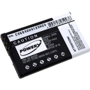 Powery Battery For Nokia C5 1200mah 3,7v 1200mah/4,4wh Li-Ion Powery Battery For Nokia C5 1200mah 3,7v 1200mah/4,4wh Li-Ion