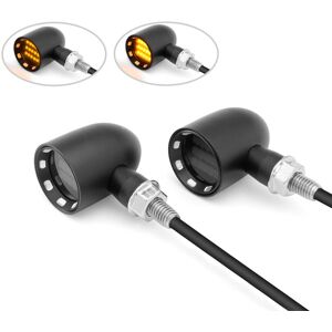 Alchemy Parts Motorcycle Led Custom Indicators Turn Signals Black With Polished Inserts Pair Alchemy Parts Motorcycle Led Custom Indicators Turn Signals Black With Polished Inserts Pair