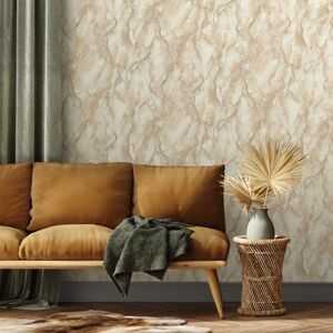 Vasari Rasch Caramel Cream Heavyweight Vinyl Wallpaper - Wallcovering Vasari Rasch Caramel Cream Heavyweight Vinyl Wallpaper - Wallcovering