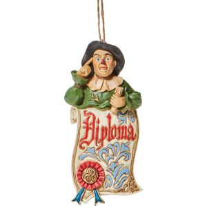 The Wizard Of Oz By Jim Shore Hanging Ornament - Scarecrow Diploma The Wizard Of Oz By Jim Shore Hanging Ornament - Scarecrow Diploma