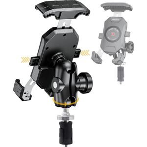 Imestou Motorcycle Fork Stem Phone Mount, Anti-Theft 1" Ball Phone Holder With Imestou Motorcycle Fork Stem Phone Mount, Anti-Theft 1" Ball Phone Holder With