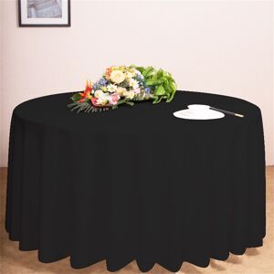 Time To Sparkle 10pcs 132 Inch (Round) Black Polyester Tablecloths Cover Wedding Time To Sparkle 10pcs 132 Inch (Round) Black Polyester Tablecloths Cover Wedding