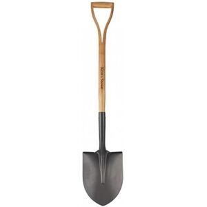 Westland Horticulture Kent & Stowe Carbon Steel Round Nosed Shovel Fsc-100% Westland Horticulture Kent & Stowe Carbon Steel Round Nosed Shovel Fsc-100%
