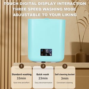 ¸(Blue Eu Plug) Fully Automatic Small Washing Machine 7l Large Capacity P ¸(Blue Eu Plug) Fully Automatic Small Washing Machine 7l Large Capacity P