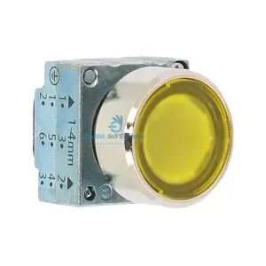 Siemens 3sb35010aa31 Yellow Metal Light Button Siemens 3sb35010aa31 Yellow Metal Light Button