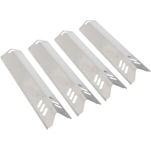 4 Pieces Adjustable Grill Heat Plates Shield Stainless Steel Oven Burner Cover 4 Pieces Adjustable Grill Heat Plates Shield Stainless Steel Oven Burner Cover