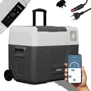 Arebos Compressor Cool Box With Wheels 39 L Car Fridge App Freezer Box Arebos Compressor Cool Box With Wheels 39 L Car Fridge App Freezer Box