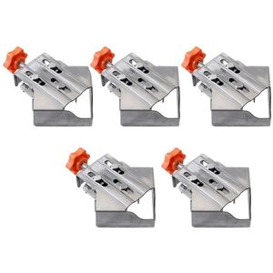5pcs 90° Right Angle Clamp Fixing Clips Closed Type Stainless Steel Locator F7y3 5pcs 90° Right Angle Clamp Fixing Clips Closed Type Stainless Steel Locator F7y3