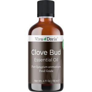 Viva Doria Pure Clove Bud Essential Oil, Undiluted, Food Grade, 118 Ml (4 Fl Oz Viva Doria Pure Clove Bud Essential Oil, Undiluted, Food Grade, 118 Ml (4 Fl Oz