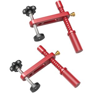 2x Bench Dogs Clamp 19mm Red Color Adjustable Mft Table Hold Down Clamp For Wood 2x Bench Dogs Clamp 19mm Red Color Adjustable Mft Table Hold Down Clamp For Wood