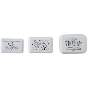Pokemon Center Pikachu Living & Dining Sealed Container 3p Set Rectangle Japan Pokemon Center Pikachu Living & Dining Sealed Container 3p Set Rectangle Japan